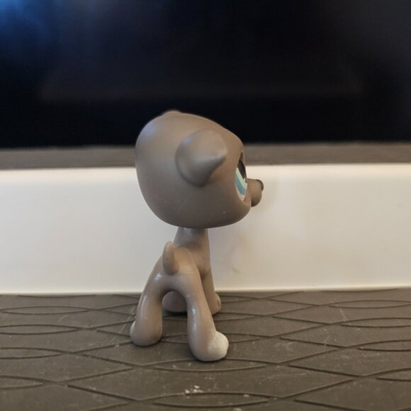Littlest Pet Shop Grey Whippet dog 319 - Picture 2 of 5